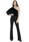 CRAVEN ONE SHLDR BLSN SLV TOP-SAPPHIRE-ALICE + OLIVIA