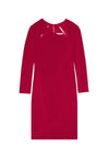 SCOTTIE STONG SHLDR FITTED DRS-BORDEAUX-ALICE + OLIVIA