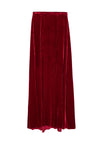 ATHENA VELVET MAXI SKIRT-DEEP RUBY-ALICE + OLIVIA