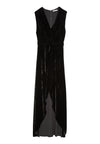 SIMMONS GATHERED SHLDR WRAP DS-Black-ALICE + OLIVIA