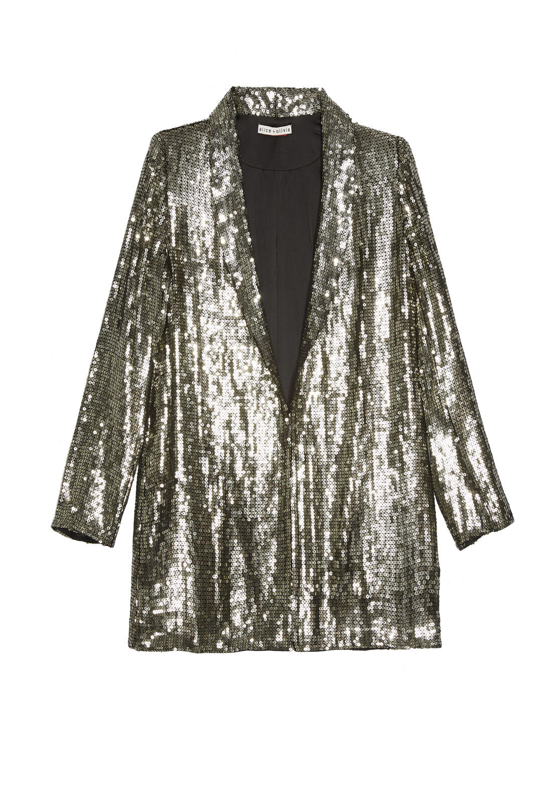 BLAZER SURDIMENSIONNÉ À COL CHÂLE BRODÉ JACE-ALICE + OLIVIA