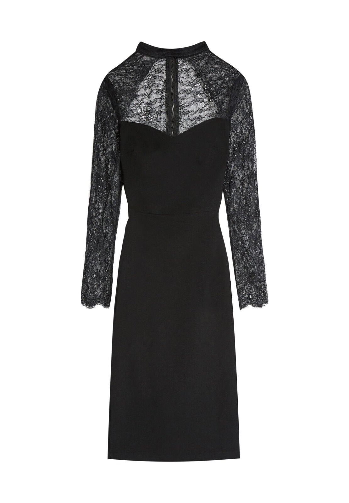 ROBE AJUSTÉE COL MONTANT HELGA