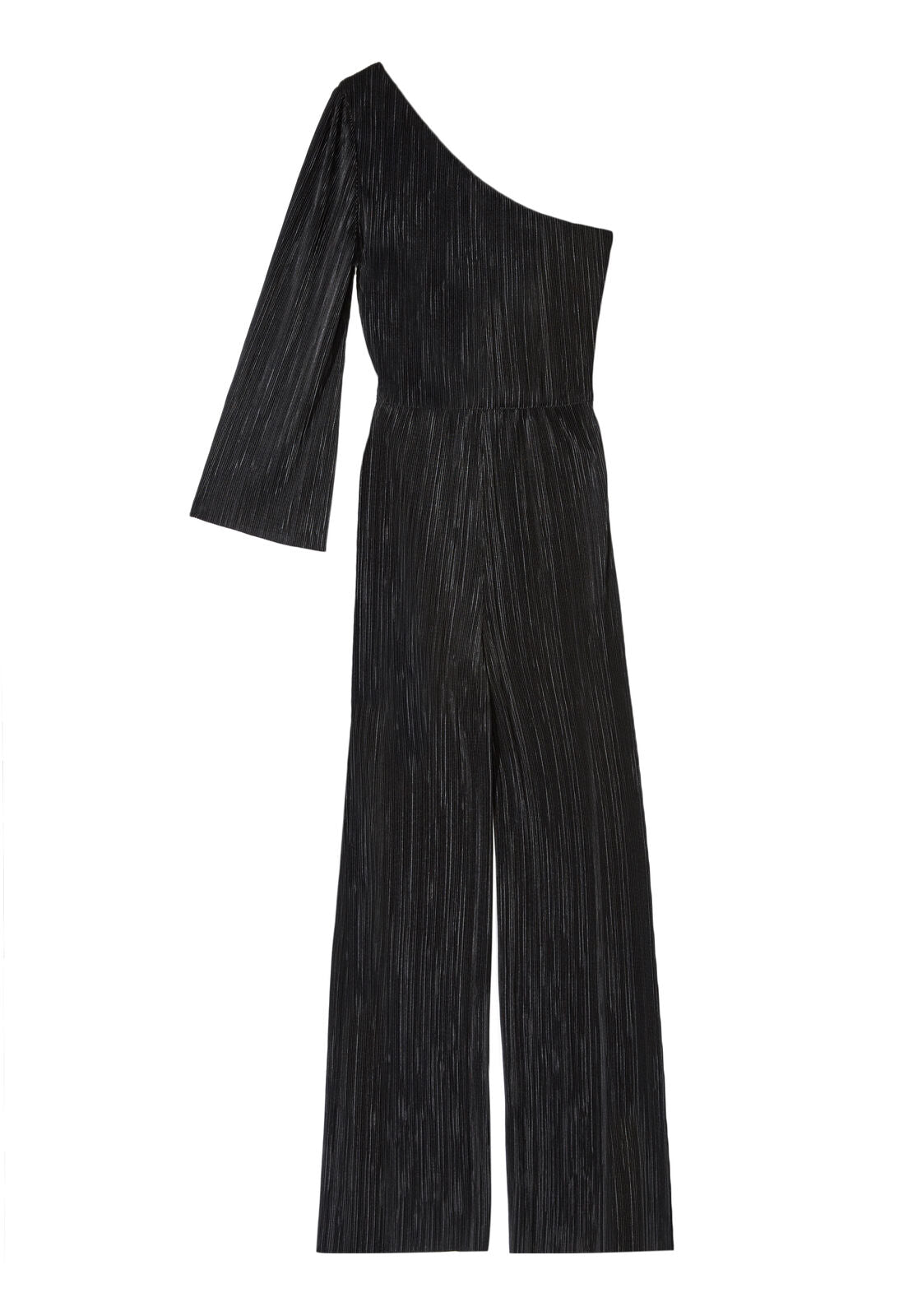 KEIKO PLEATED ONE SHLDR JUMPST-Black-ALICE + OLIVIA