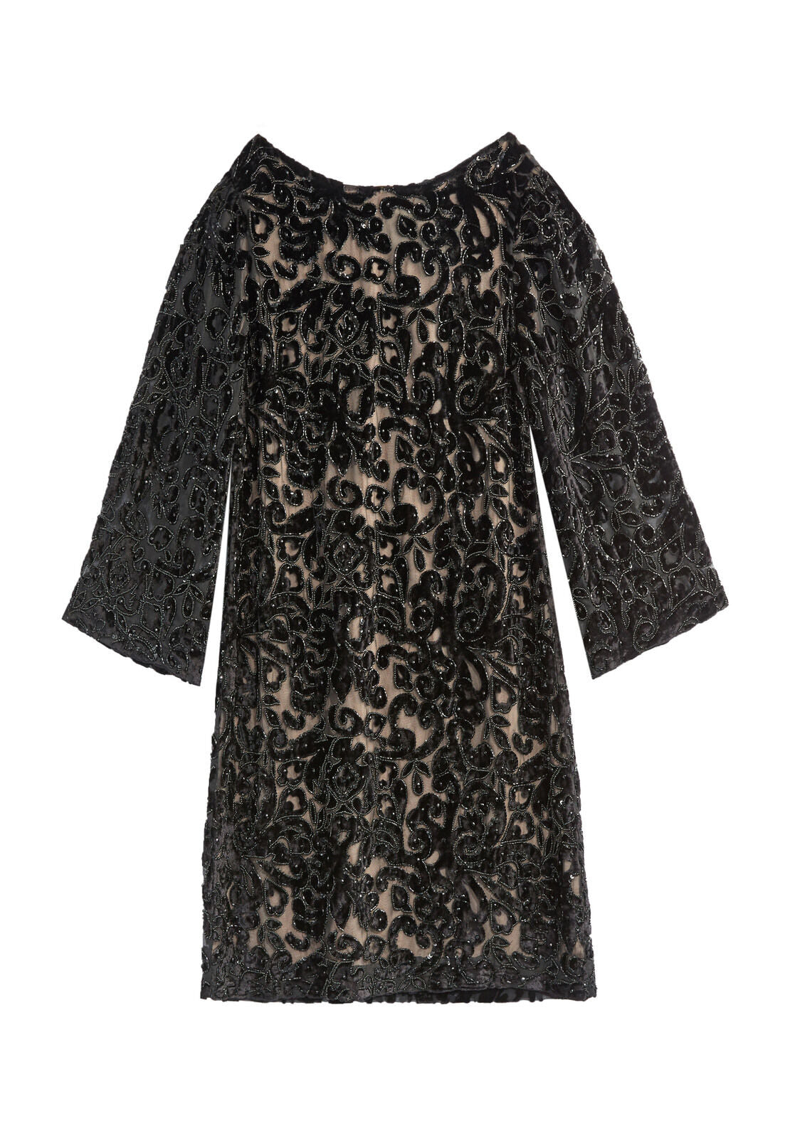RISKA ROBE COL BATEAU MANCHES LONGUES-ALICE + OLIVIA