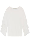 PULLOVER A BALZE CON MANICHE A RUFFLE STORA-ALICE + OLIVIA