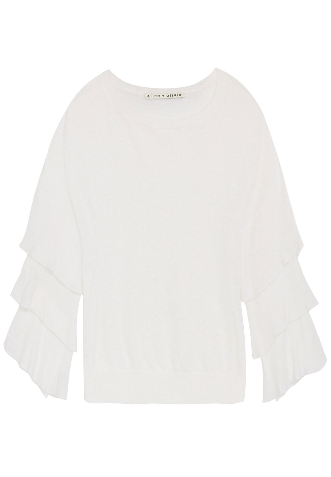 PULLOVER A BALZE CON MANICHE A RUFFLE STORA-ALICE + OLIVIA
