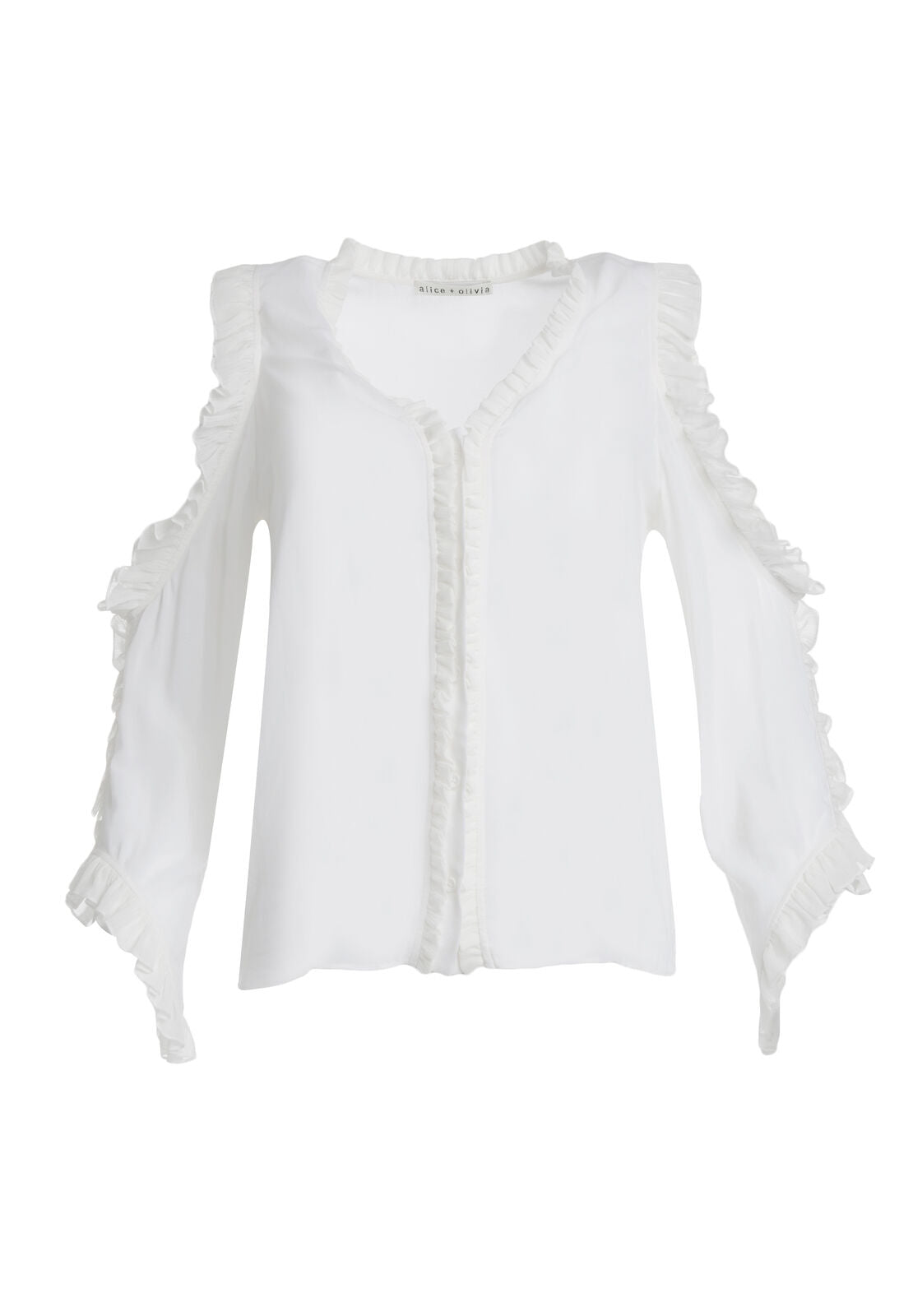 CLAUDETTE RUFFLE ABBOTTONATO