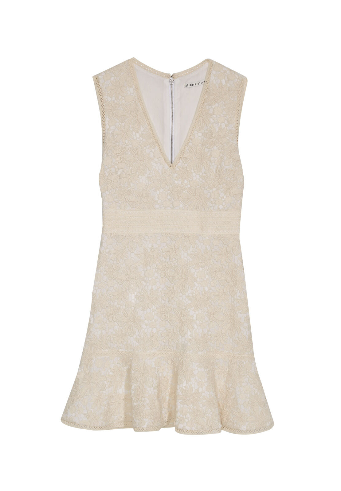 ROBE ONIELLA COL V AVEC BORDURE-ALICE + OLIVIA