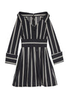 ILIANA PARTY DRESS-MOD PINSTRIPE-ALICE + OLIVIA