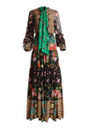 ROBE LONGUE À VOLANTS CLEMENTINE TCK SLV-ALICE + OLIVIA