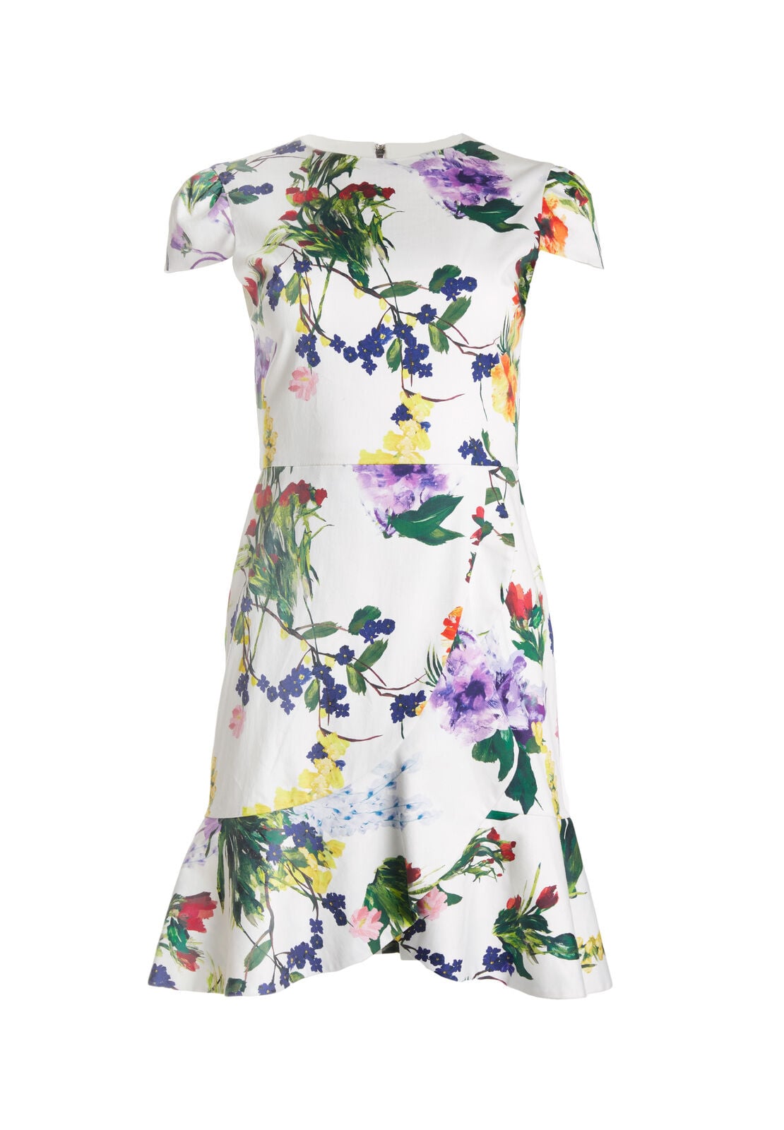 KIRBY RUFFLE SS DRESS-WILDFLOWER-ALICE + OLIVIA