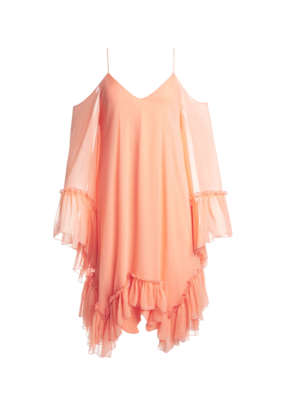 ILARIA ROBE ÉPAULE DÉNUDÉE MANCHES ANGELOT-ALICE + OLIVIA