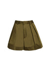 CONRY PLEATED CUFF SHORT-ARMY-ALICE + OLIVIA