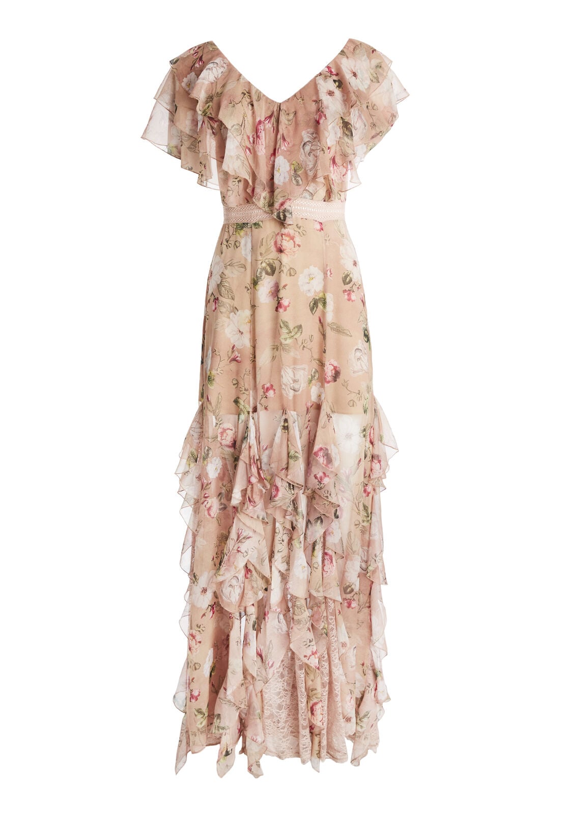 ABITO LUNGO A STRATI CON ROUCHES CASSIDY-ALICE + OLIVIA