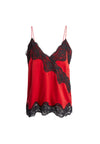 DORINE MOCK WRAP CAMI-Black-ALICE + OLIVIA