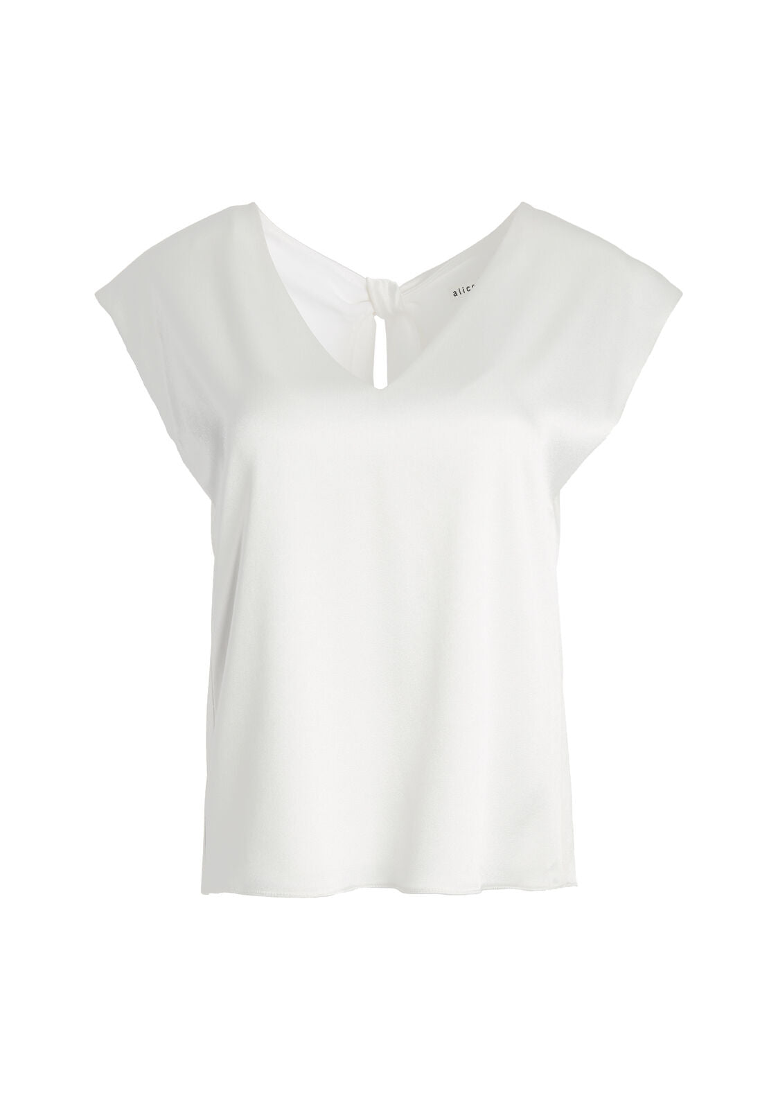FLETA BOXY V NK TIE BK TOP