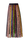 TIANNA HW STRIPE MIDI SKIRT-BLACK/MULTI-ALICE + OLIVIA