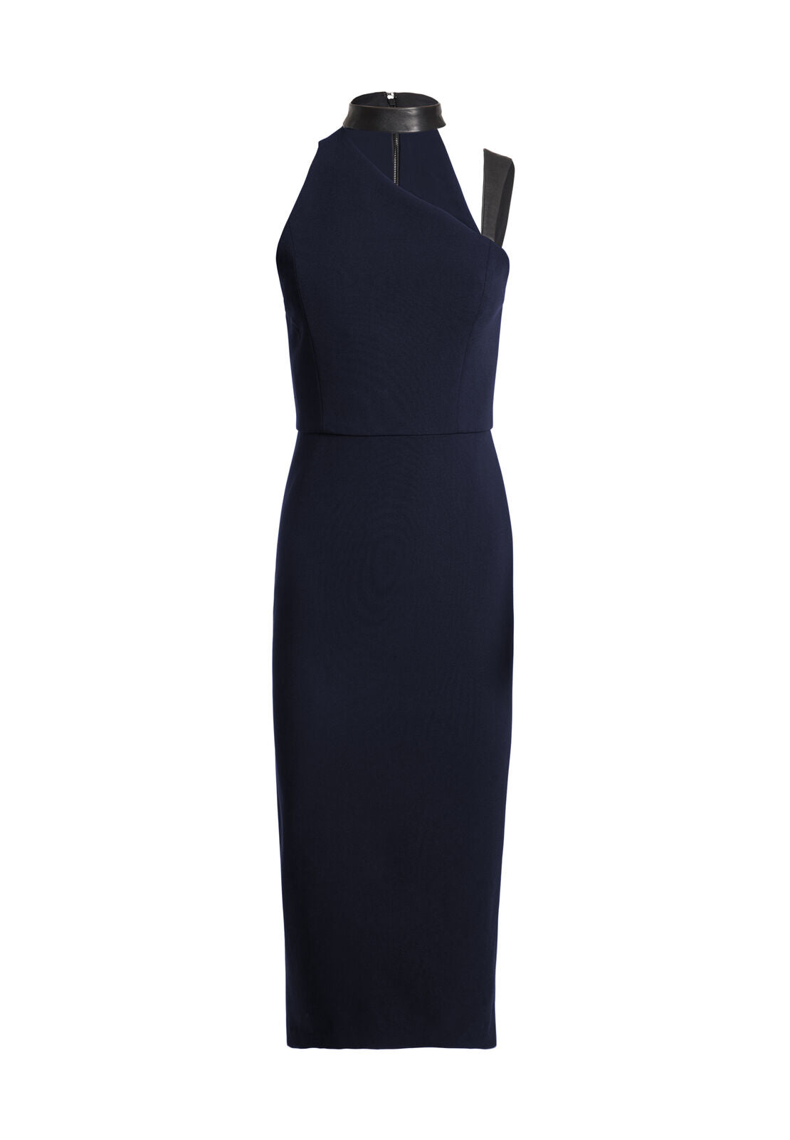 JONA MOCK NK CUTOUT DRESS-Black-ALICE + OLIVIA