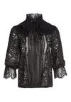 BLOUSE PAULETTA PLISSÉE AVEC NŒUD AU COL-ALICE + OLIVIA