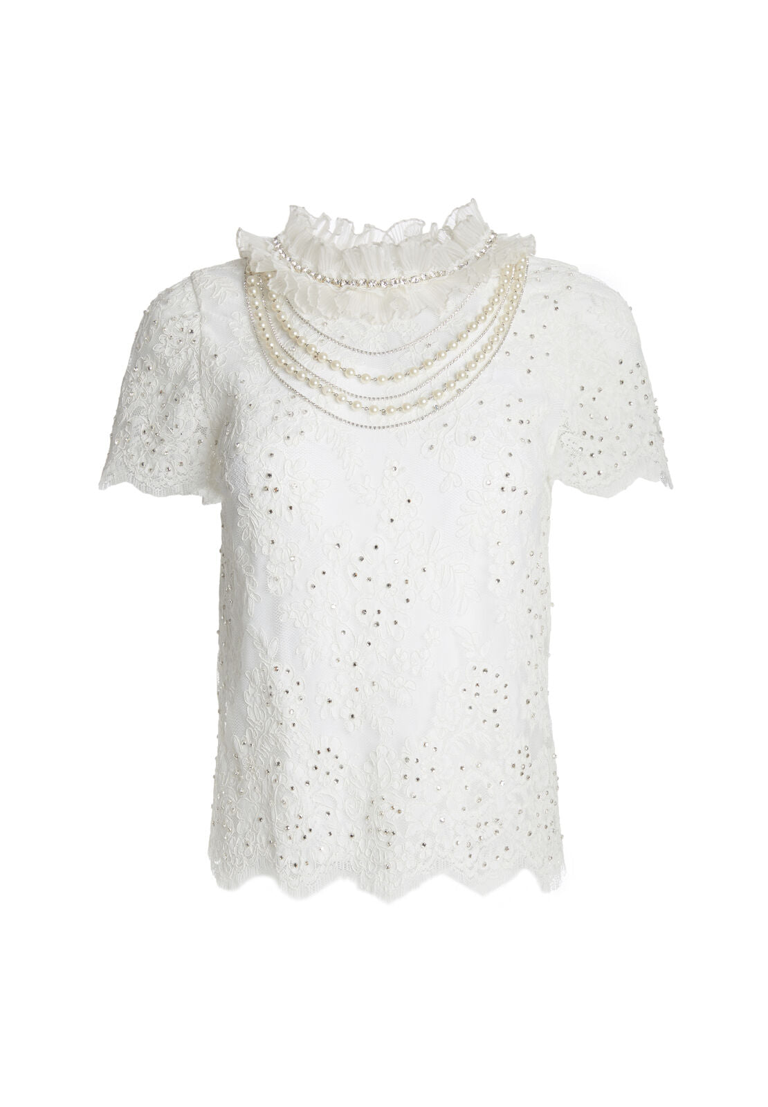 HAUT EN DENTELLE SARINA EMBELL SS-ALICE + OLIVIA