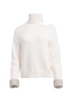 GEMINI T NK CUT OUT RLXD PLLVR-SOFT WHITE-ALICE + OLIVIA