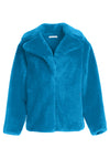 THORA FAUX FUR OVERSIZED COAT-PEACOCK-ALICE + OLIVIA