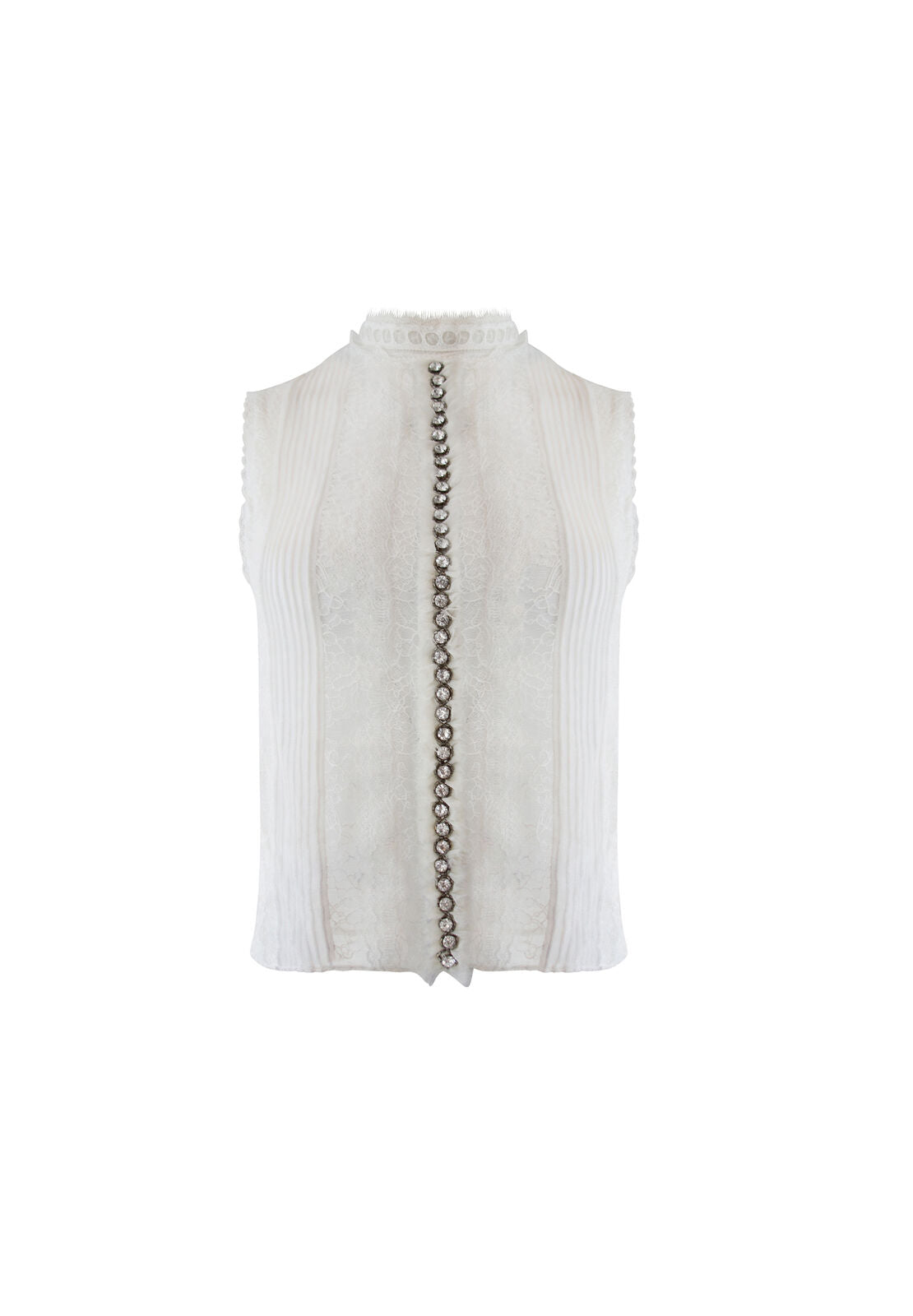 VALENTINE MOCK ENCOLURE MONTANTE SANS MANCHES HAUT-ALICE + OLIVIA