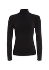 ELEANOR STRONG SHLDR TNK-Black-ALICE + OLIVIA
