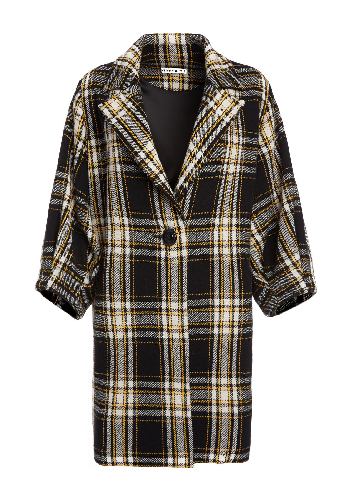CAPPOTTO OVERSIZE CON MANICHE LUNGHE E CUCITURE A LANCIA-ALICE + OLIVIA