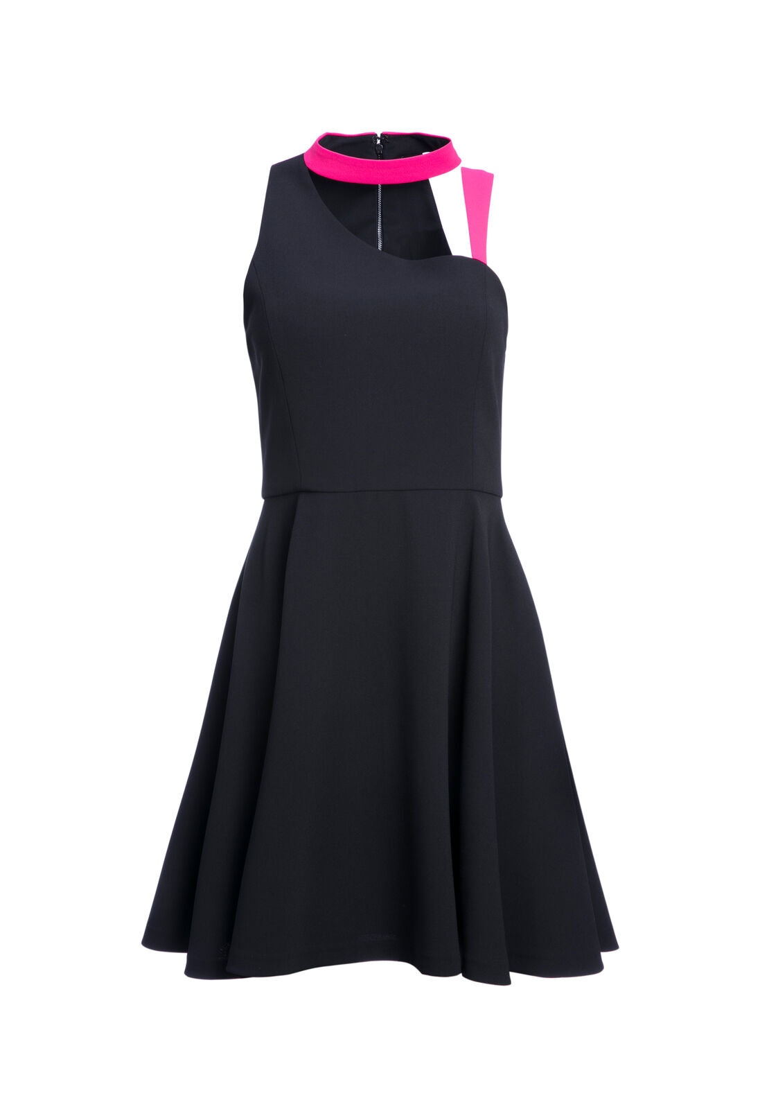 ABITO A CAMICIA CON COLLO ALTO E TAGLI JANA