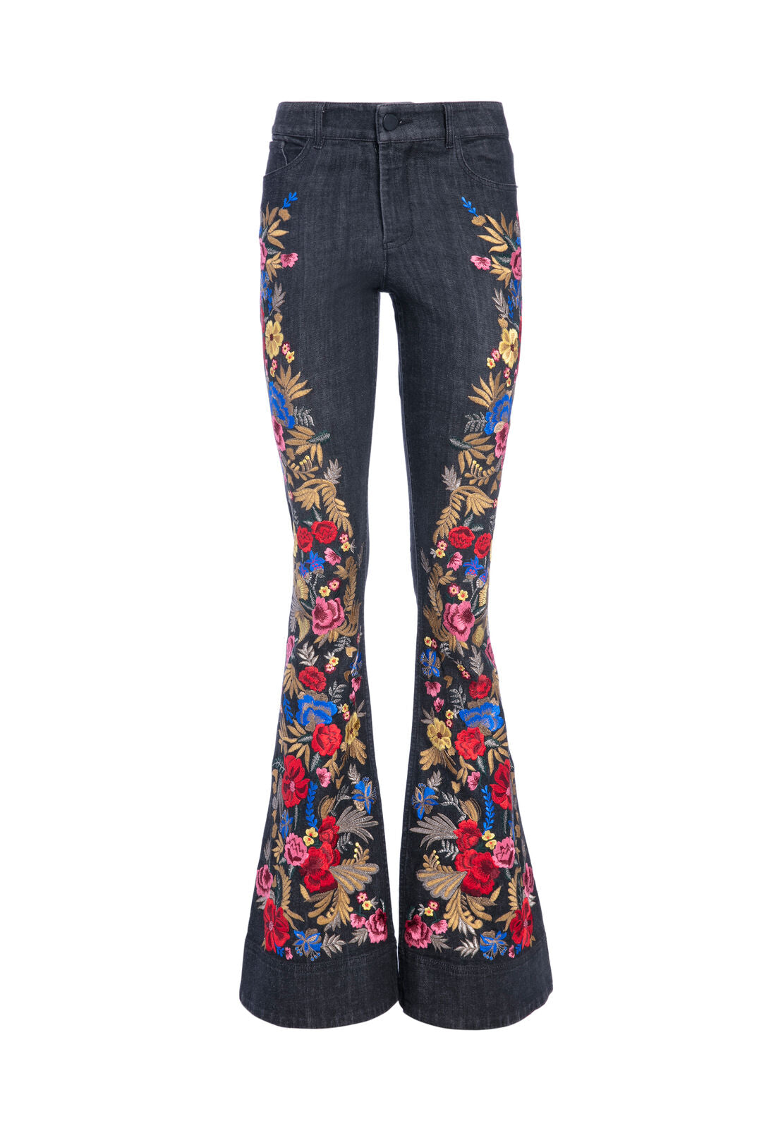 JEAN KAYLEIGH TAILLE HAUTE ÉVASÉ-ALICE + OLIVIA