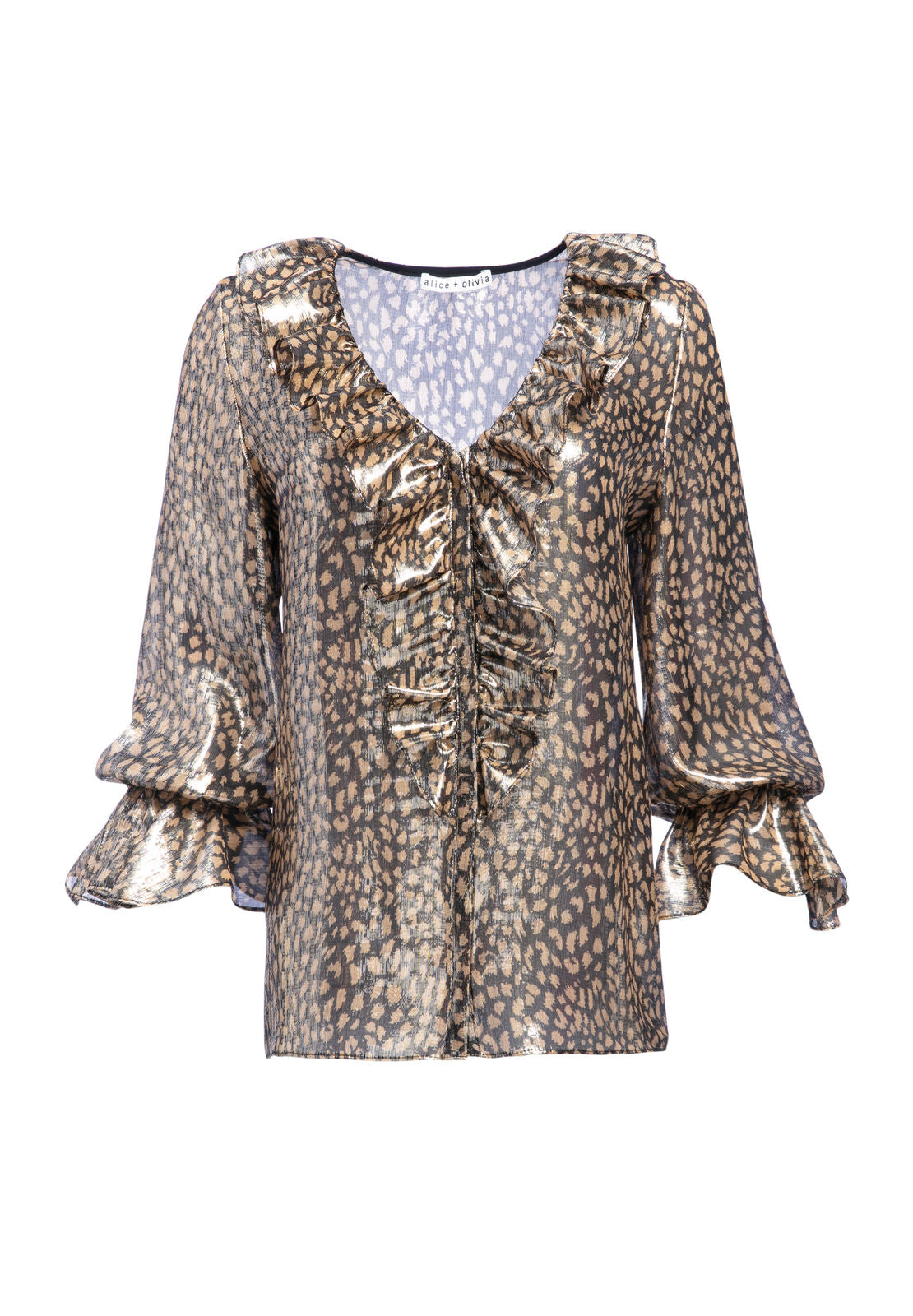 ELLIOT RUFFLE BLOUSE