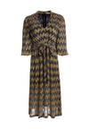 ROBE MIDI MÉTALLISÉE KATINA-ALICE + OLIVIA