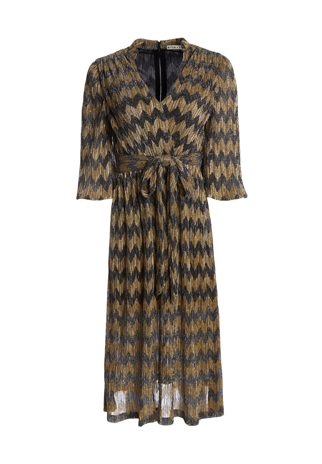 ROBE MIDI MÉTALLISÉE KATINA-ALICE + OLIVIA