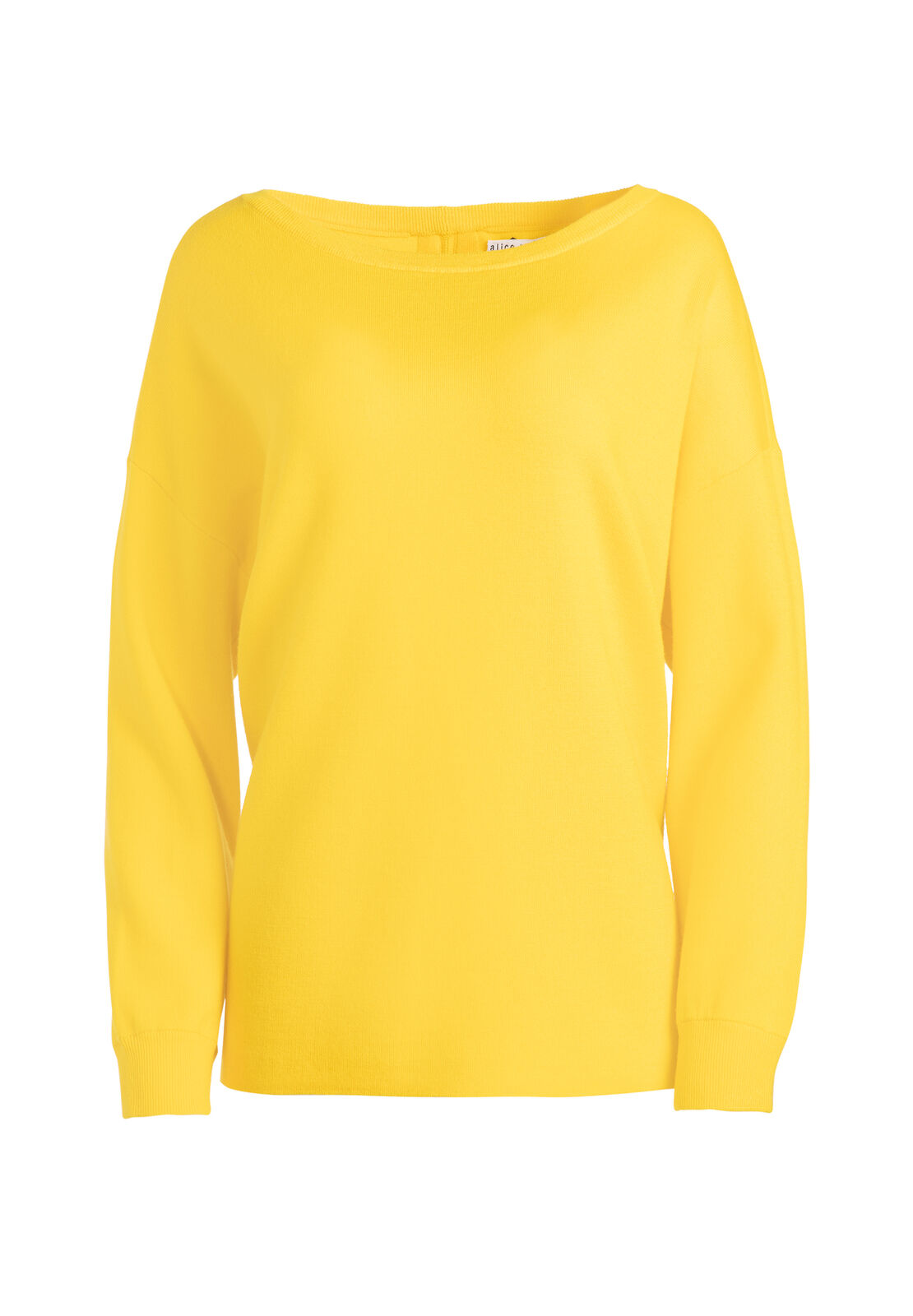MARMONT TUNIC SWEATER-CANARY-ALICE + OLIVIA
