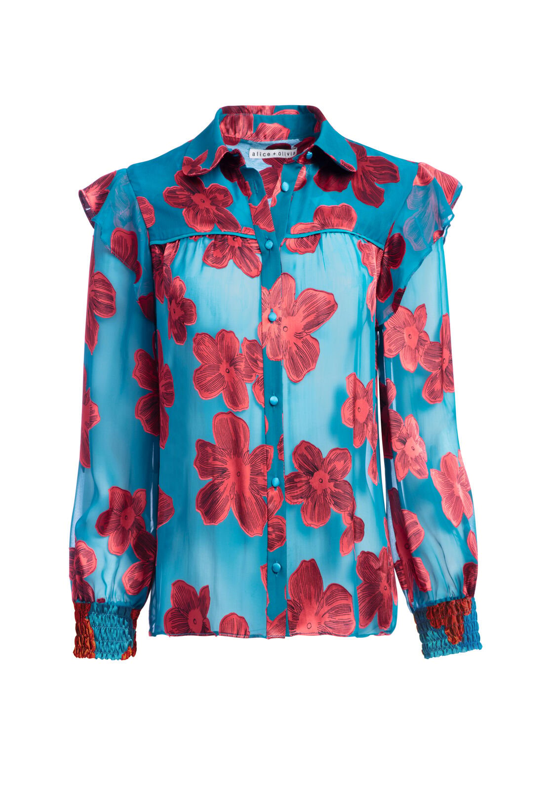 Camicetta ZIGGY CON MANICHE A VOLANT-ALICE + OLIVIA