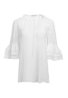 JULIUS TIER SLV TUNIC TOP-MINT KELLY-ALICE + OLIVIA