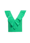 TOP A RUFFLE CON SCOLLO A V CORTO PRIA-ALICE + OLIVIA