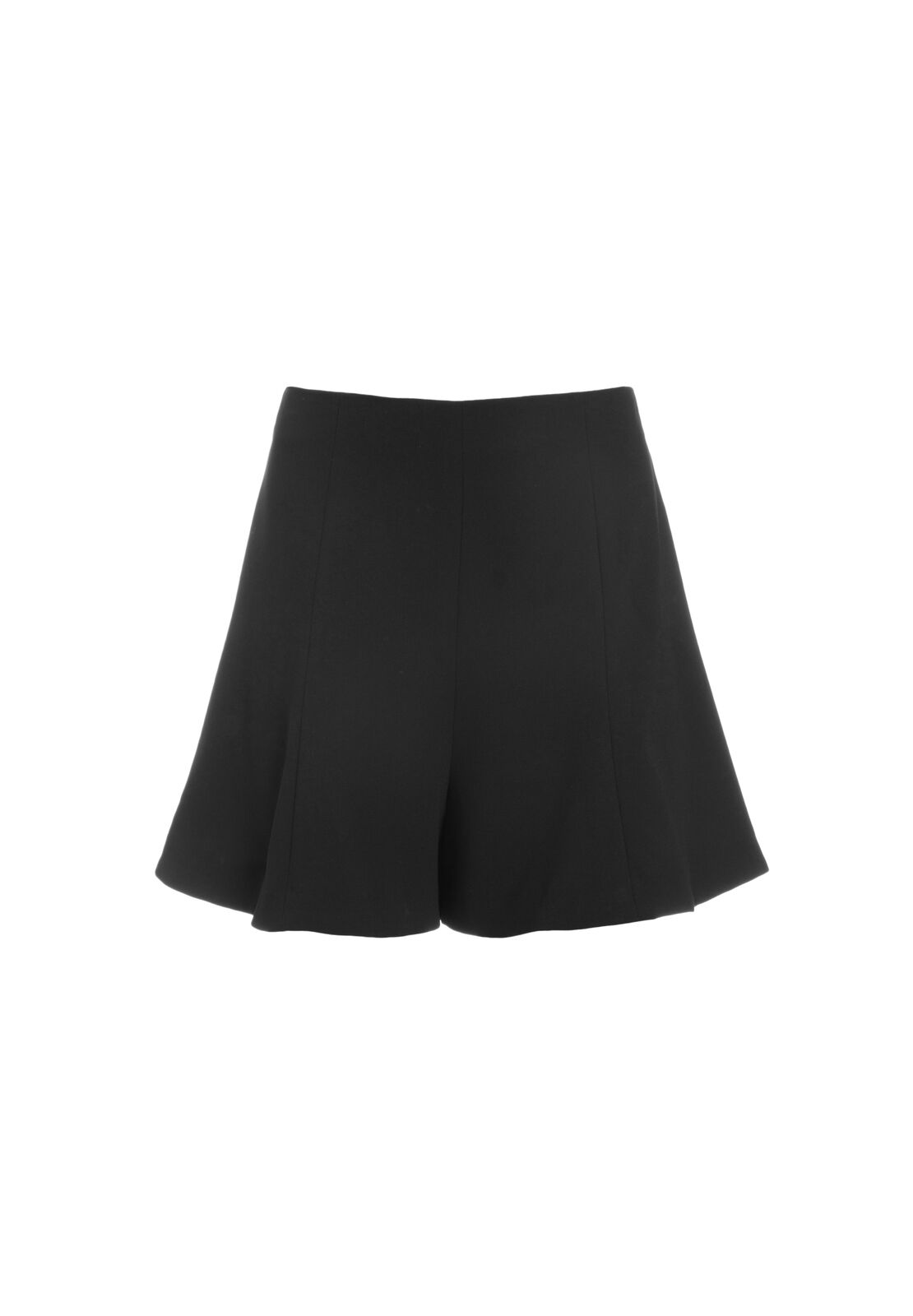 KEIRA HW FLARED SHORT-Black-ALICE + OLIVIA