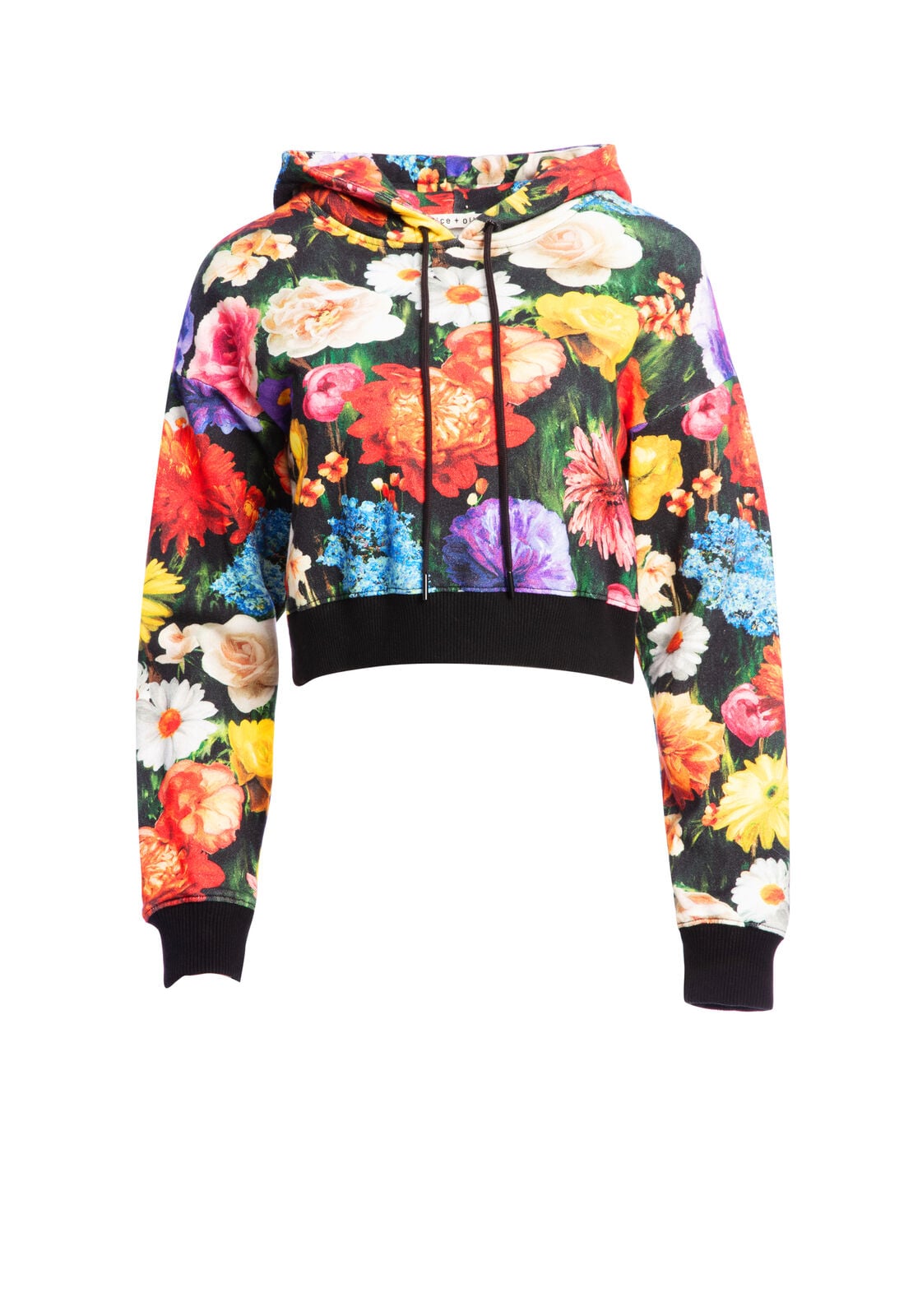 FELPA CON CAPPUCCIO BARRON A MANICA LARGA-ALICE + OLIVIA