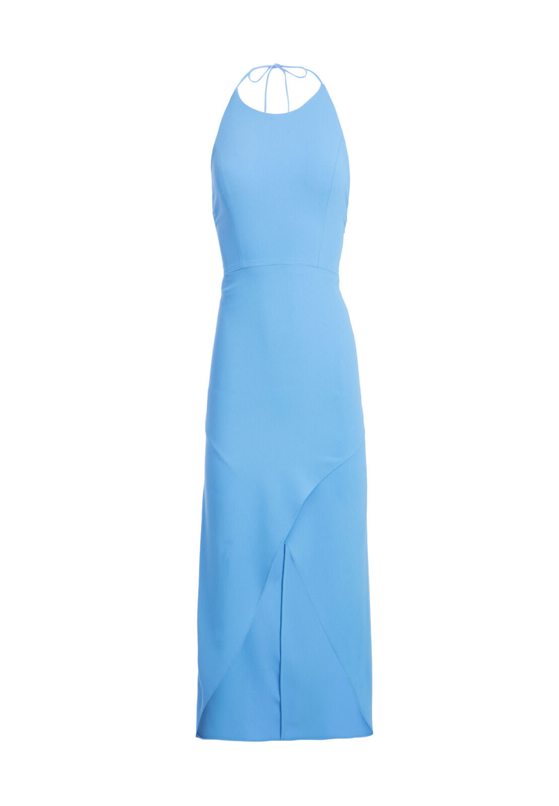 KRISTY HIGH LOW HALTER DRESS-BRIGHT POPPY-ALICE + OLIVIA