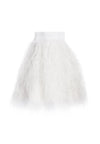 CINA FEATHER SKIRT-WHITE-ALICE + OLIVIA