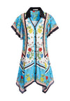 CONNER HANDKERCHIEF SHIRT DRS-DECO MULTI-ALICE + OLIVIA