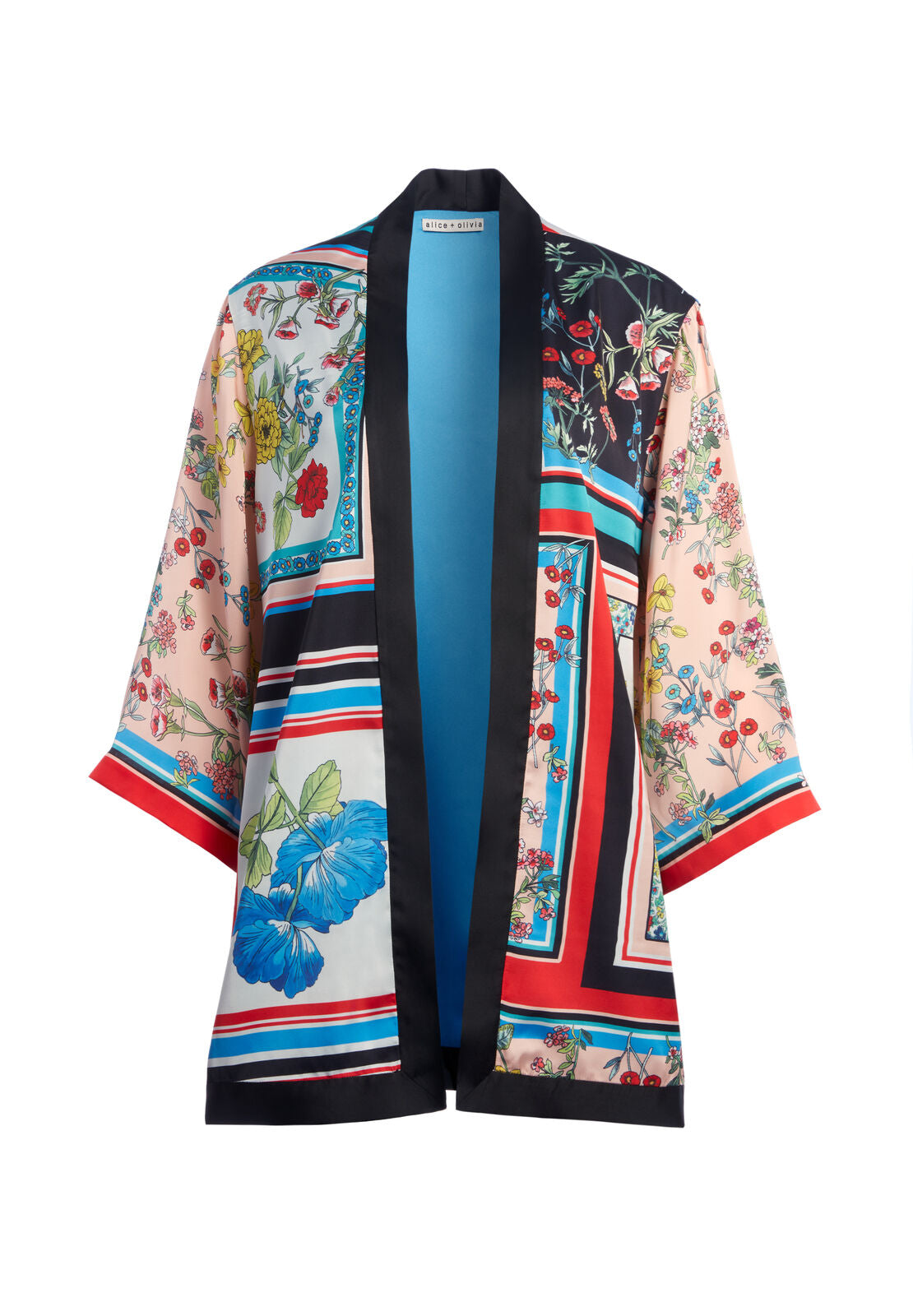 KOKO PATCHWORK PRINTED KIMONO