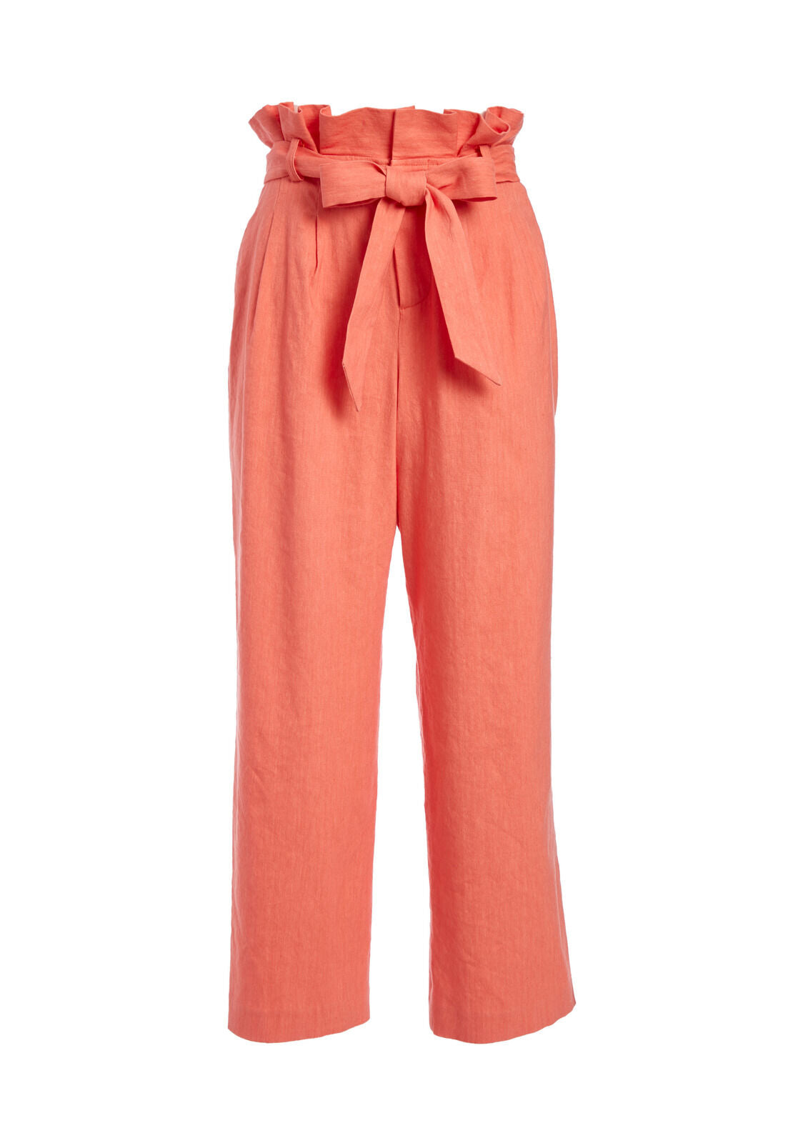 FARREL PAPER BAG PLEATED PANT-WHITE-ALICE + OLIVIA