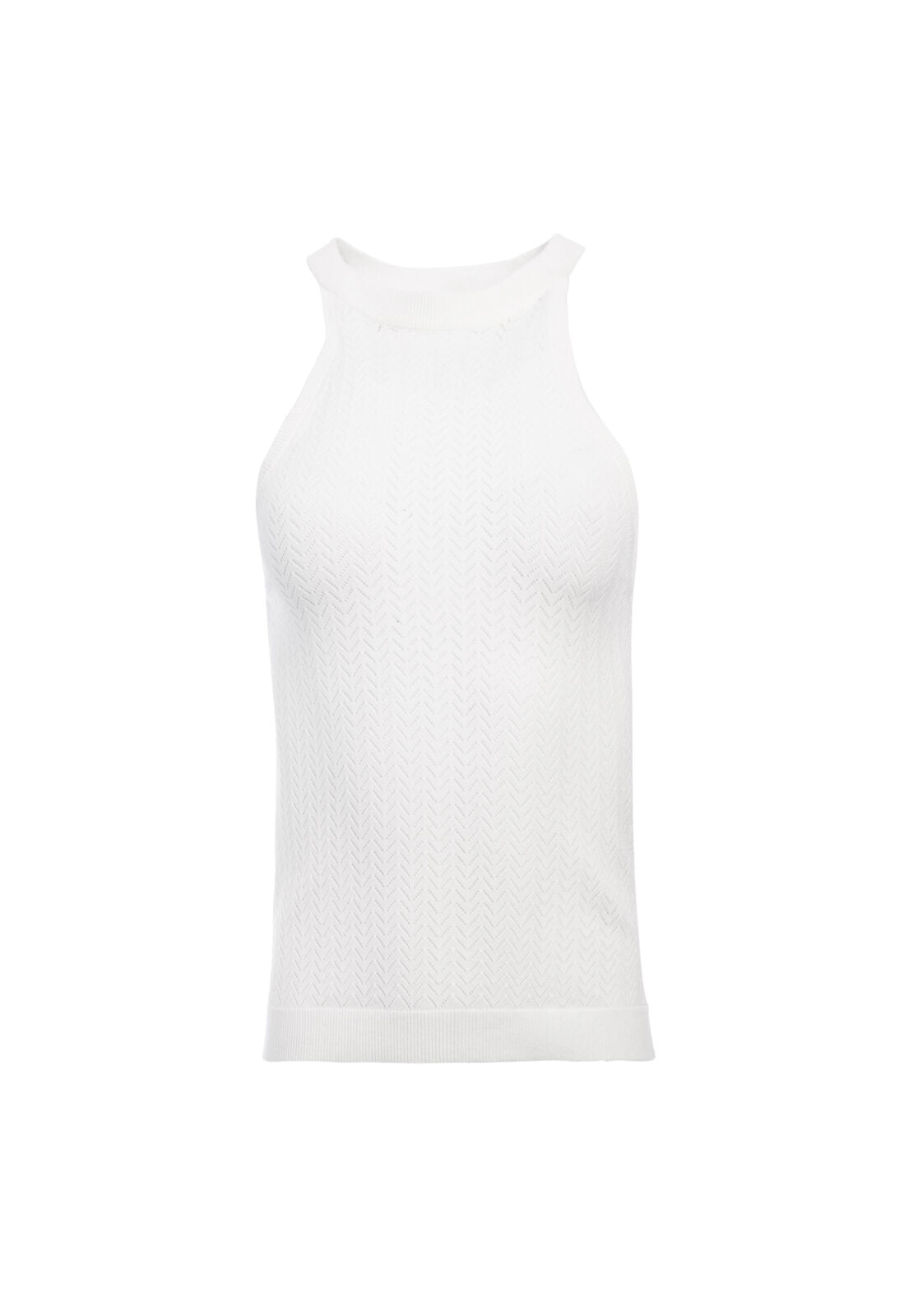 PULL SANS MANCHES HIEDI POINTELLE