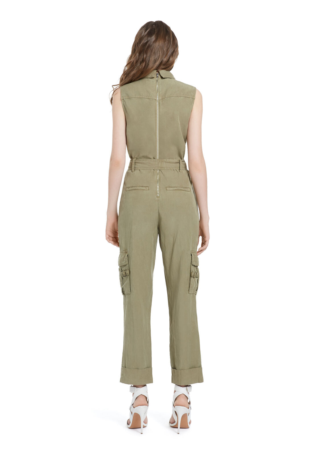 JOEL SLVLSS CARGO JUMPSUIT-ARMY-ALICE + OLIVIA