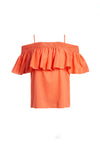 CHEMISIER TAYA FRONCÉ ÉPAULES NUES-ALICE + OLIVIA