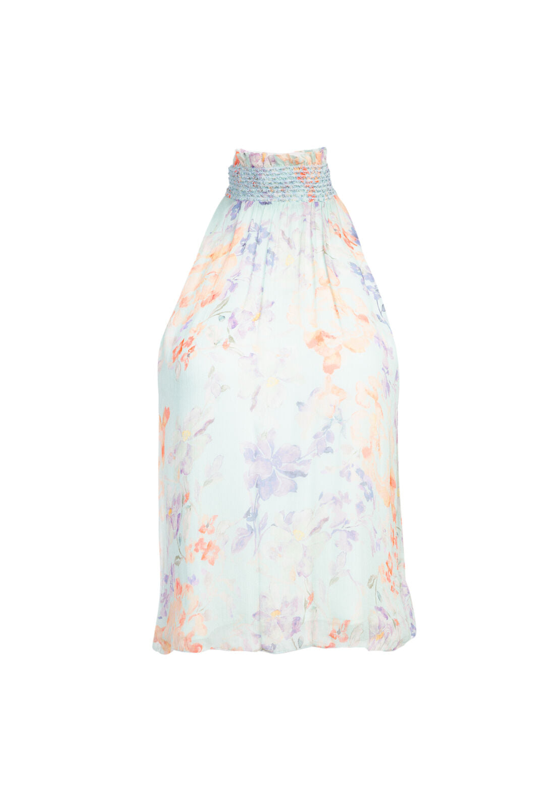 DÉBARDEUR ANNMARIE SMOCKÉ À COL HAUT-ALICE + OLIVIA