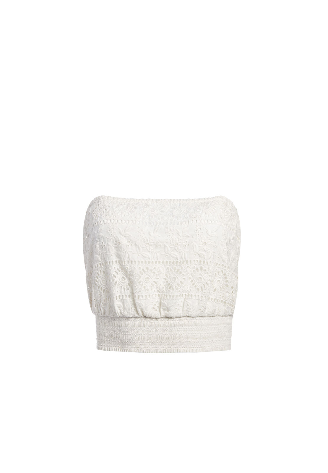 RAEGAN SMCKD EYELT EMB TBE TOP-ALICE + OLIVIA